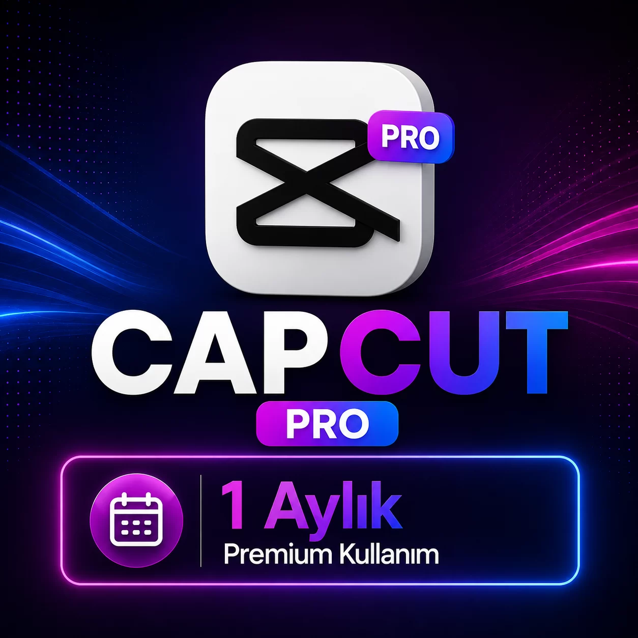 Capcut Pro SMS onay görseli