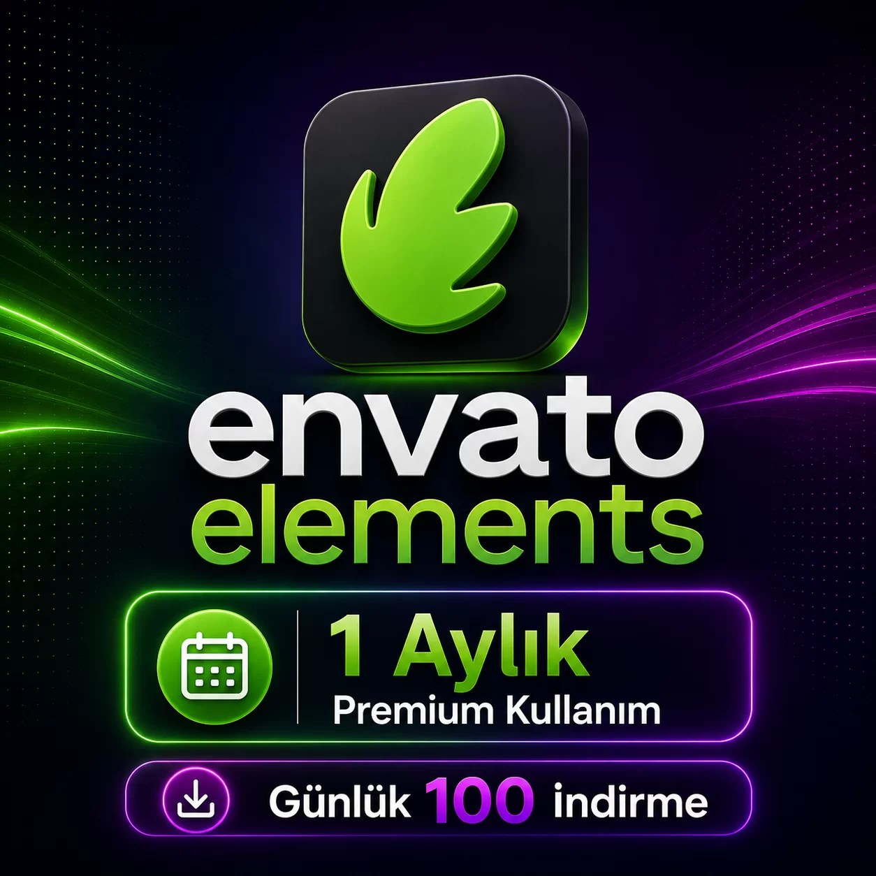 Envato Element SMS onay görseli