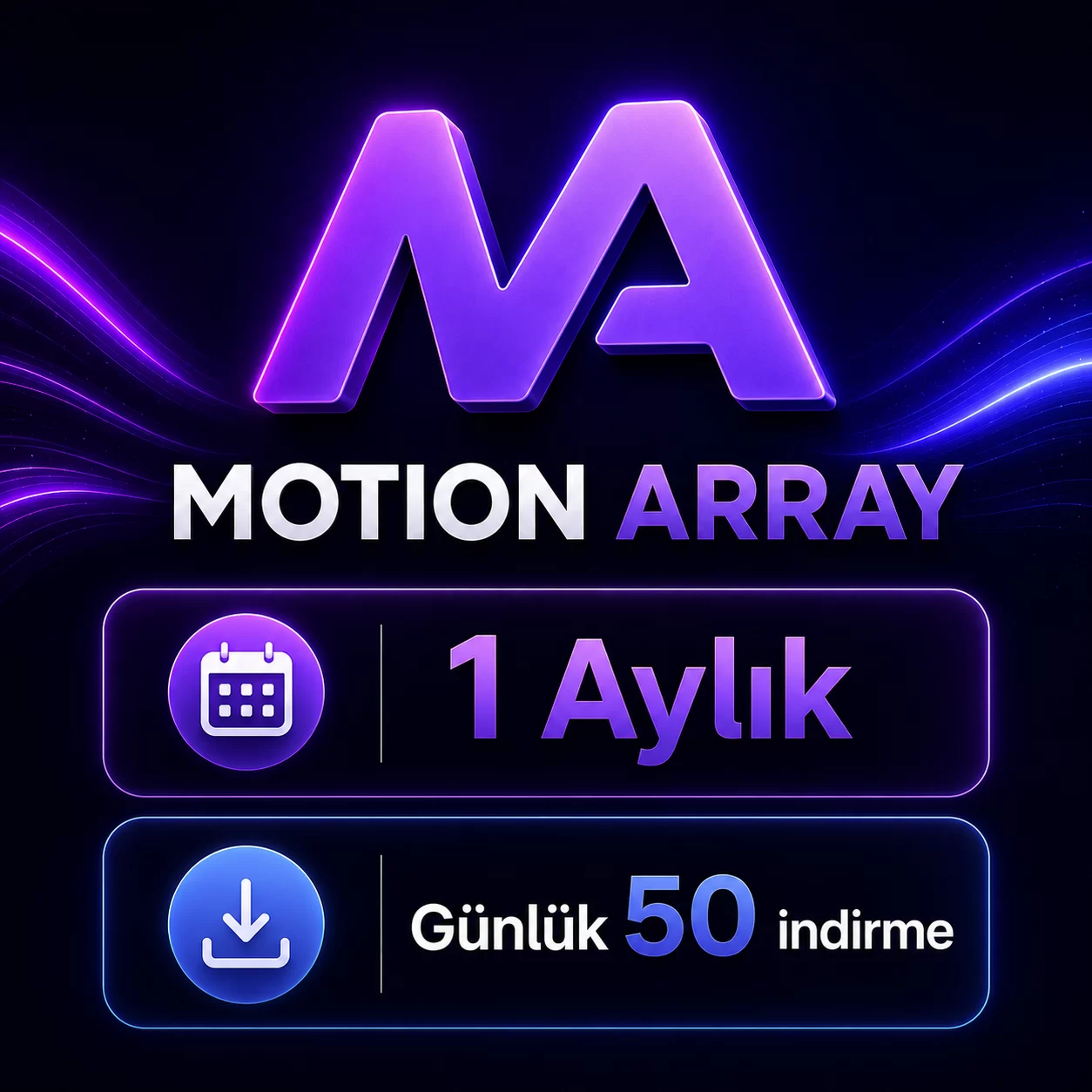 Motion Array SMS onay görseli
